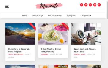 Marinate (screenshot desktop)