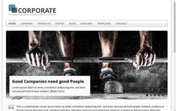 MH Corporate (screenshot desktop)