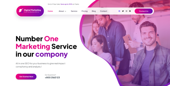 Digital Advertising Agency Pro (MisbahWP)