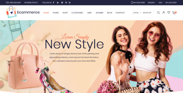 Ecommerce Mega Store Pro (MisbahWP)