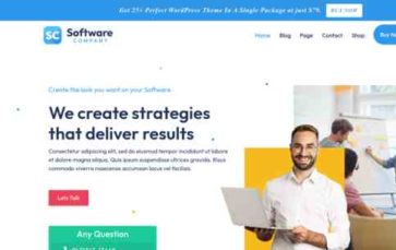 Freelancer Digital Agency Pro (screenshot desktop)