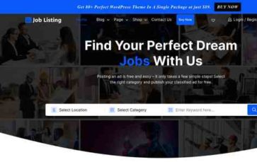 Job Listing Pro (screenshot desktop)