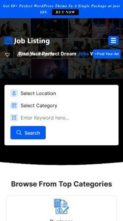 Job Listing Pro (screenshot mobile)