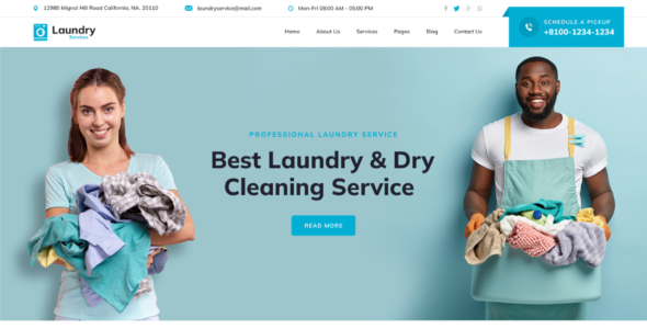 Laundry Dry Cleaning Pro (MisbahWP)