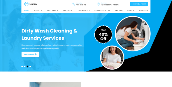 Laundry Services Pro (MisbahWP)