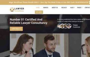 Legal Consultant Blocks Pro (screenshot desktop)