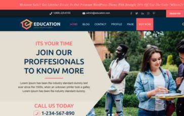 LMS Education Pro (screenshot desktop)