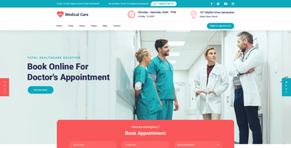 Medical Clinic Pro (MisbahWP)