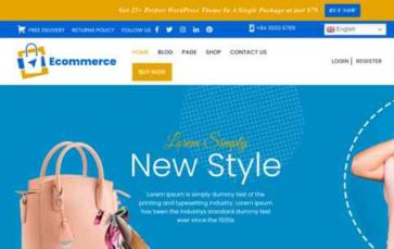 Mega Store Woocommerce Pro (screenshot desktop)