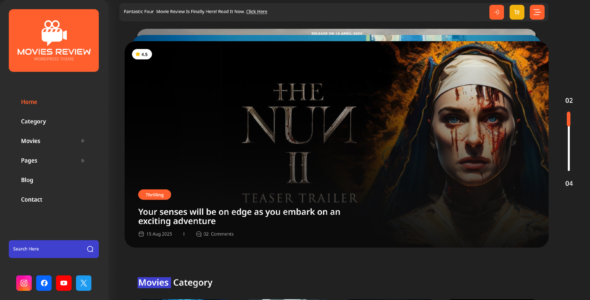 Movie Rating Blog Pro (MisbahWP)