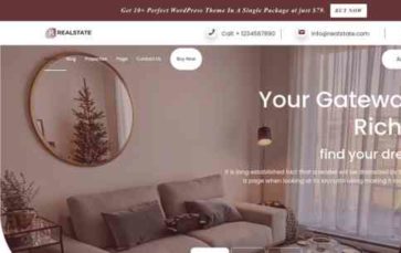 Real Estate Property Pro (MisbahWP) - (screenshot desktop)