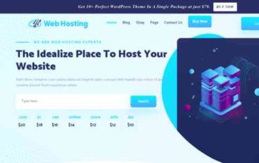Web Hosting Pro (screenshot desktop)