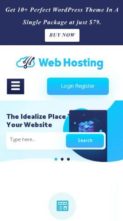 Web Hosting Pro (screenshot mobile)