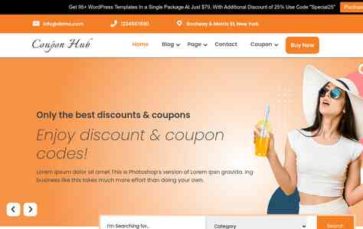 Coupon Deals Pro (MishkatWP) - (screenshot desktop)