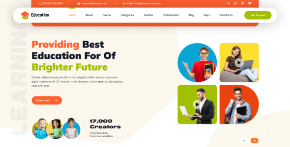 Elearning School Pro (MishkatWP)