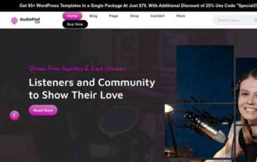 Podcast Streaming Pro (screenshot desktop)