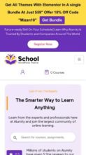 School Education Pro (Mizan Themes) - (screenshot mobile)