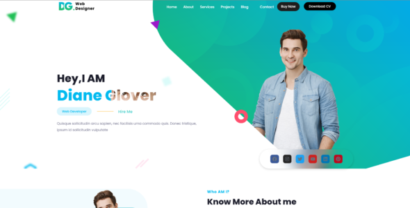 Unique Graphic Designer Pro (Mizan Themes)