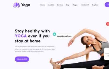 Yoga Kriya Pro (Mizan Themes) - (screenshot desktop)