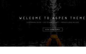 Aspen (TreeThemes) (screenshot desktop)