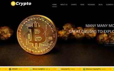 Crypto (MultiPurpose Themes) #1 (screenshot desktop)