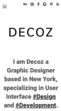 Decoz (screenshot mobile)