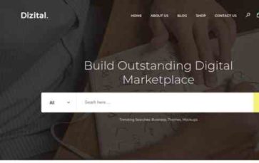 Screenshot Desktop DizitalWP (screenshot desktop)