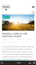 Interactive Blog (screenshot mobile)