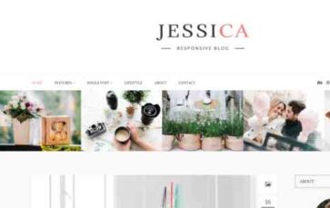 Jessica (KendyThemes) (screenshot desktop)