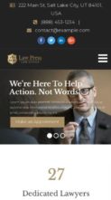 LawPress (Radiant Themes) (screenshot mobile)