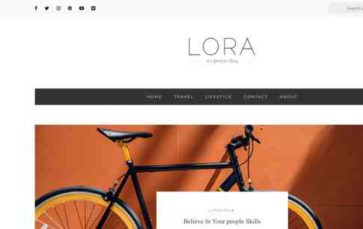 Lora (AZTheme) (screenshot desktop)
