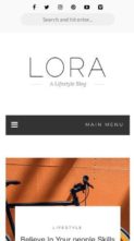 Lora (AZTheme) (screenshot mobile)