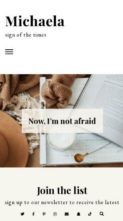 Screenshot Mobile Michaela (screenshot mobile)
