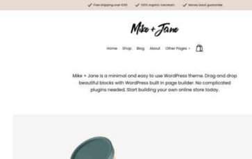Mike + Jane (screenshot desktop)