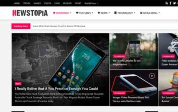 Newstopia (screenshot desktop)