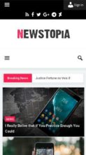Newstopia (screenshot mobile)