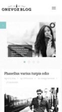 Onevox Blog (screenshot mobile)