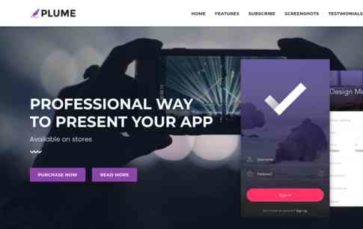 Plume (screenshot desktop)
