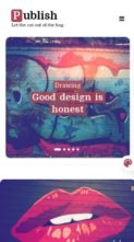 Publish (SmartPixol) - (screenshot mobile)