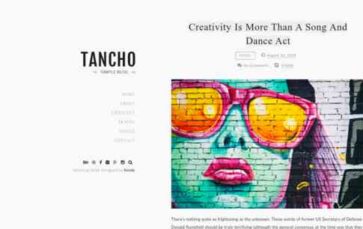 Screenshot Desktop Tancho (KendyThemes) (screenshot desktop)