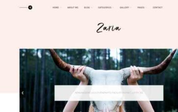 Zaria (gbthemes) - (screenshot desktop)