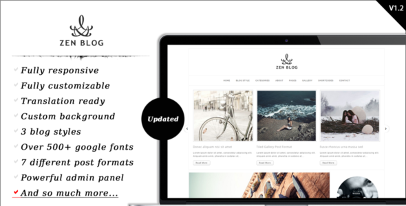ZenBlog (MOJO Marketplace)
