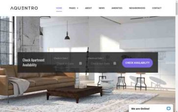 Aquentro (screenshot desktop)