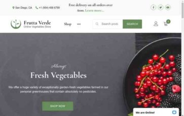 Frutta Verde (screenshot desktop)