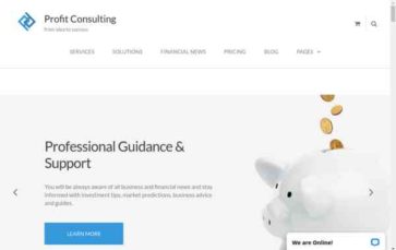 Profit (MotoPress) - (screenshot desktop)