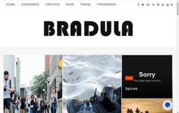 Bradula (screenshot desktop)