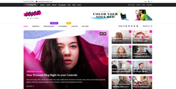 Color Blog Pro (MysteryThemes)