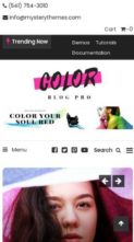 Color Blog Pro (screenshot mobile)