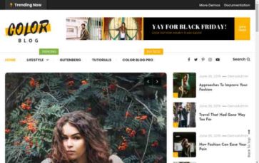 Color Blog (screenshot desktop)