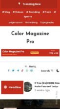 Color Magazine Pro (screenshot mobile)